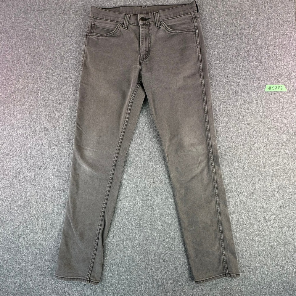 Levi's Jeans Mens 32x34 511 Slim Fit Charcoal Gray Stretch Denim PC9-84511-0087